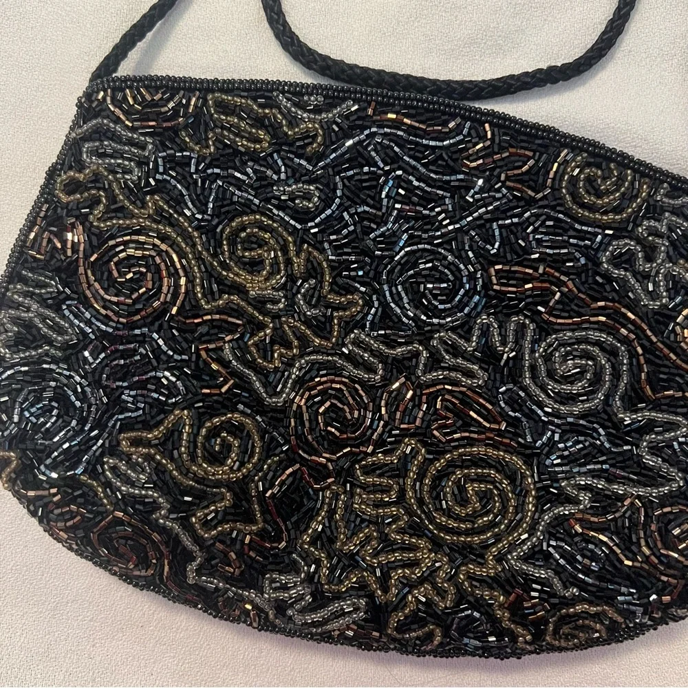 COPY - Y2K front glass colorful beaded crossbody/bag.